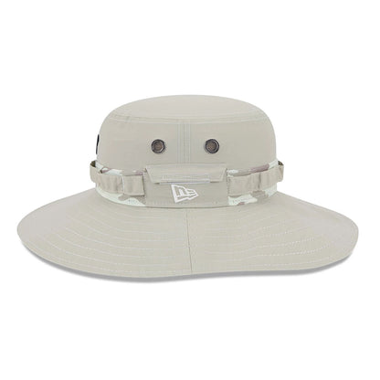 This is a New Era Fairway Light Beige Adventure Bucket Hat 3