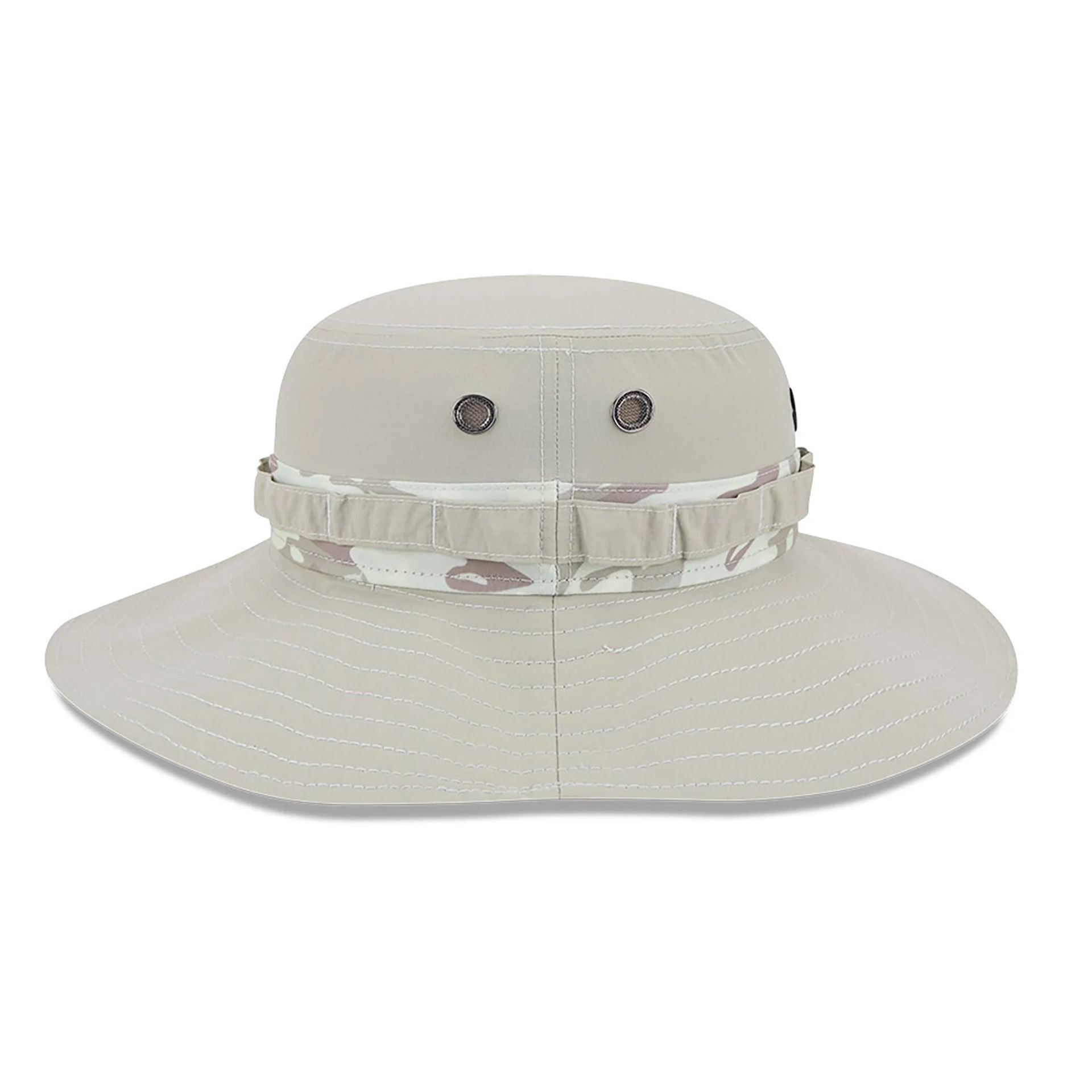 This is a New Era Fairway Light Beige Adventure Bucket Hat 5