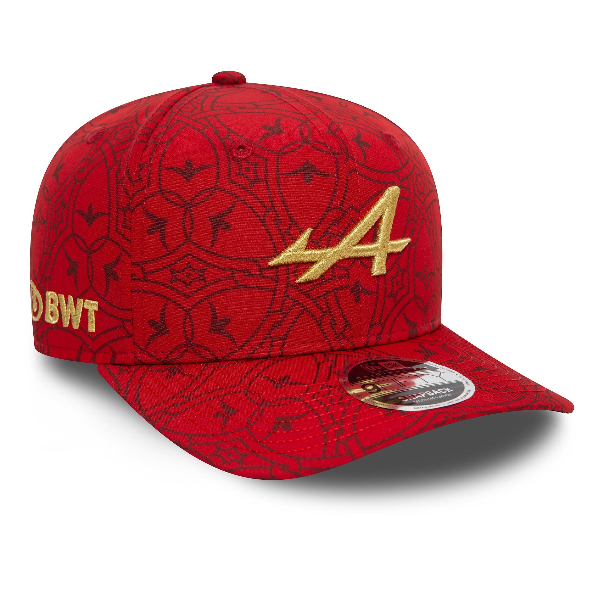 This is a Alpine Racing China Team Red 9FIFTY Original Fit Snapback Cap 2