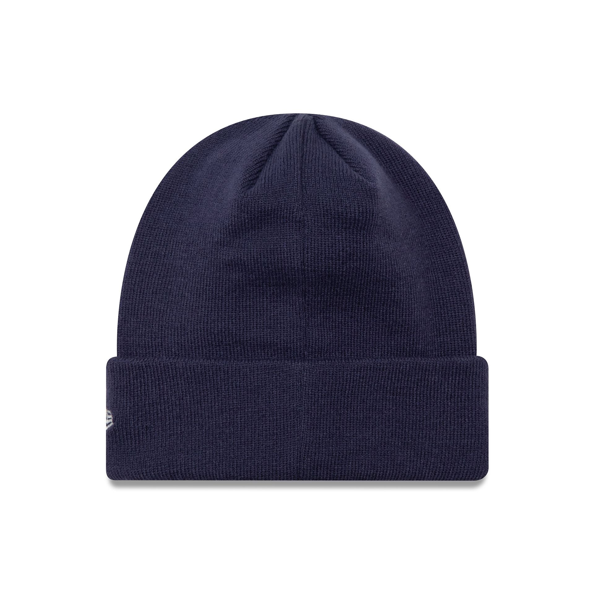 This is a Manchester United FC Seasonal Navy Cuff Knit Beanie Hat 2