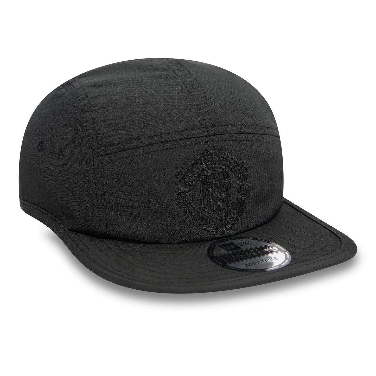 This is a Manchester United FC Featherweight Poly Black TWENTY9 Adjustable Cap 4