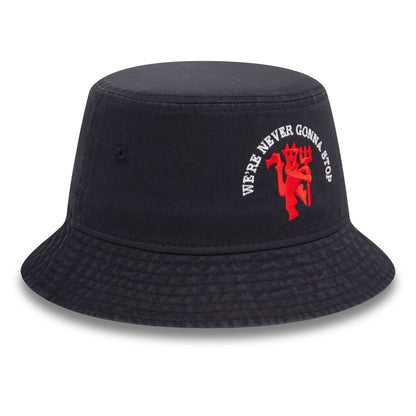 This is a Manchester United FC Game Day Navy Bucket Hat 2