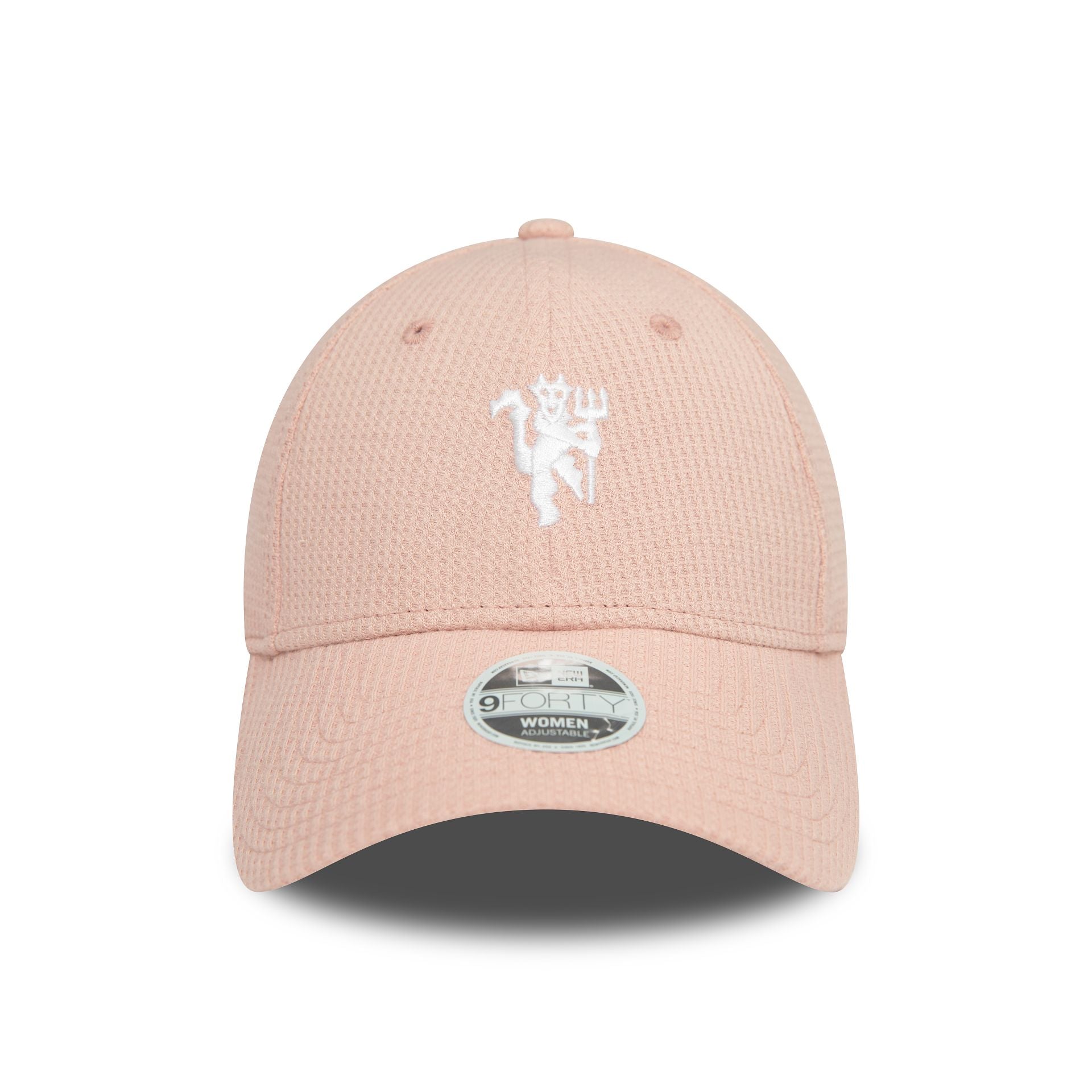 This is a Manchester United FC Womens Jersey Stitch Pastel Pink 9FORTY Adjustable Cap 2