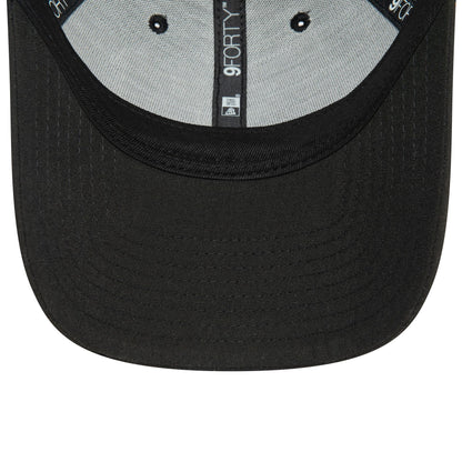 This is a Tottenham Hotspur FC White Hart Lane Repreve Black 9FORTY Adjustable Cap 5