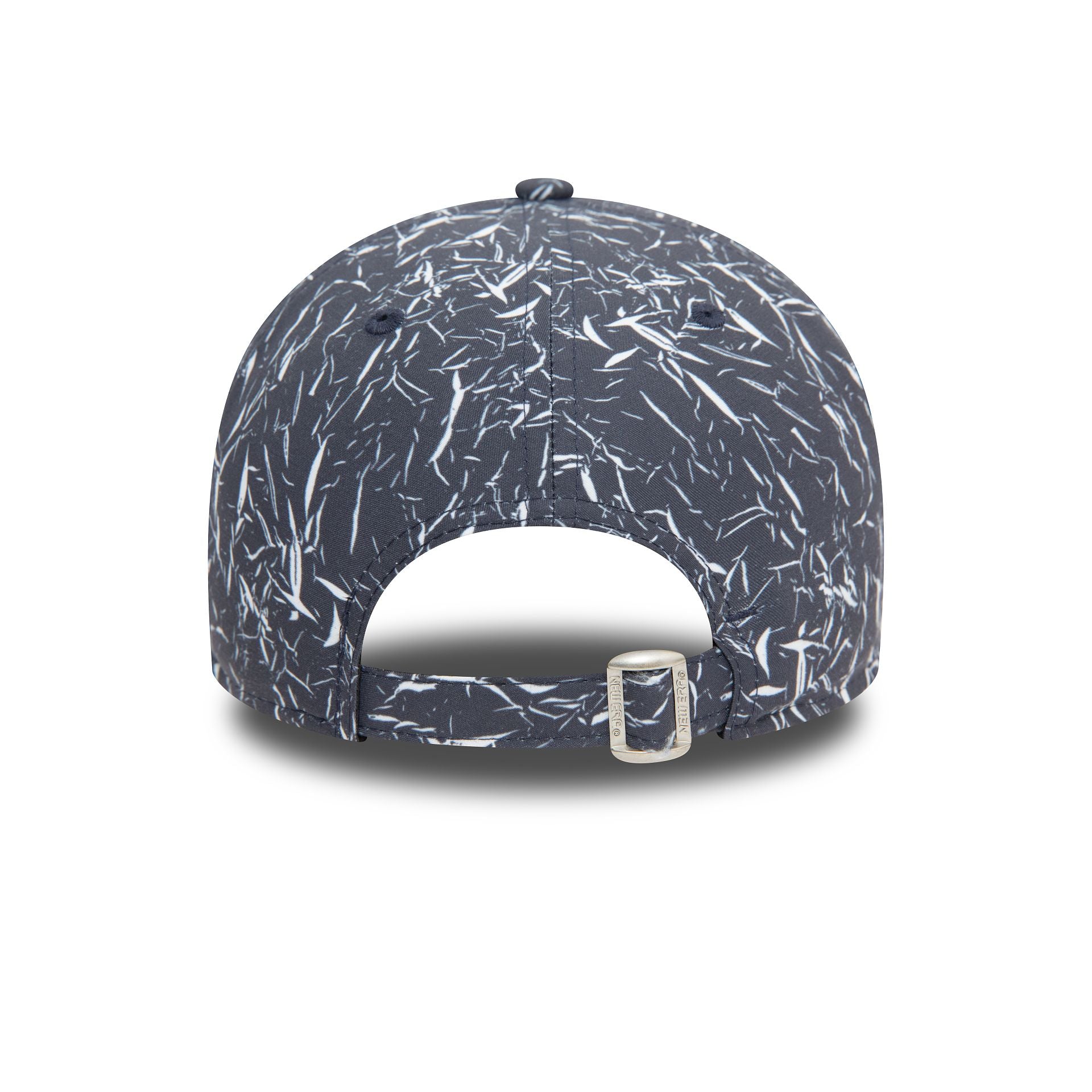 This is a Tottenham Hotspur FC Crinkle All Over Print Navy 9FORTY Adjustable Cap 4