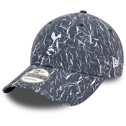 This is a Tottenham Hotspur FC Crinkle All Over Print Navy 9FORTY Adjustable Cap 5