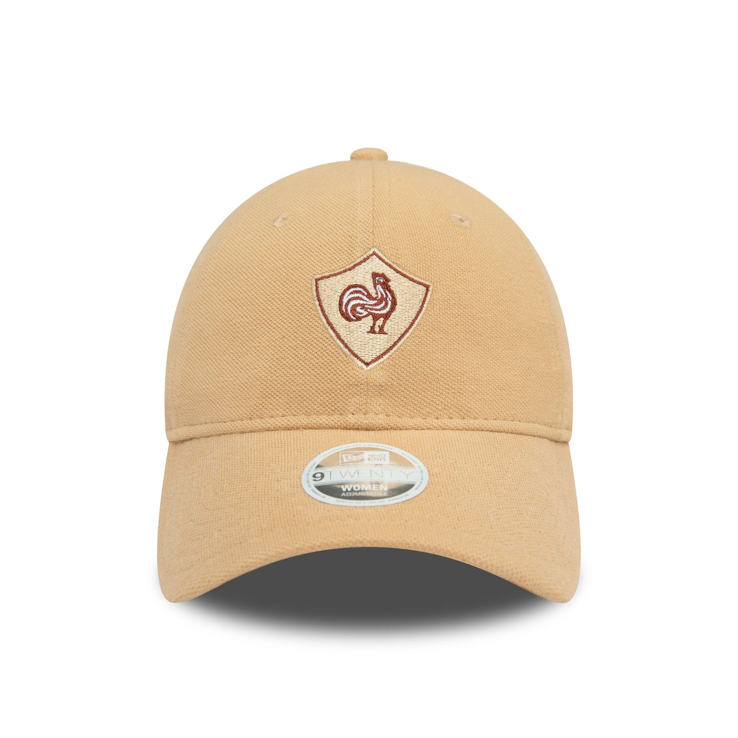 This is a French Federation Of Rugby Womens Pique Beige 9TWENTY Adjustable Cap 4