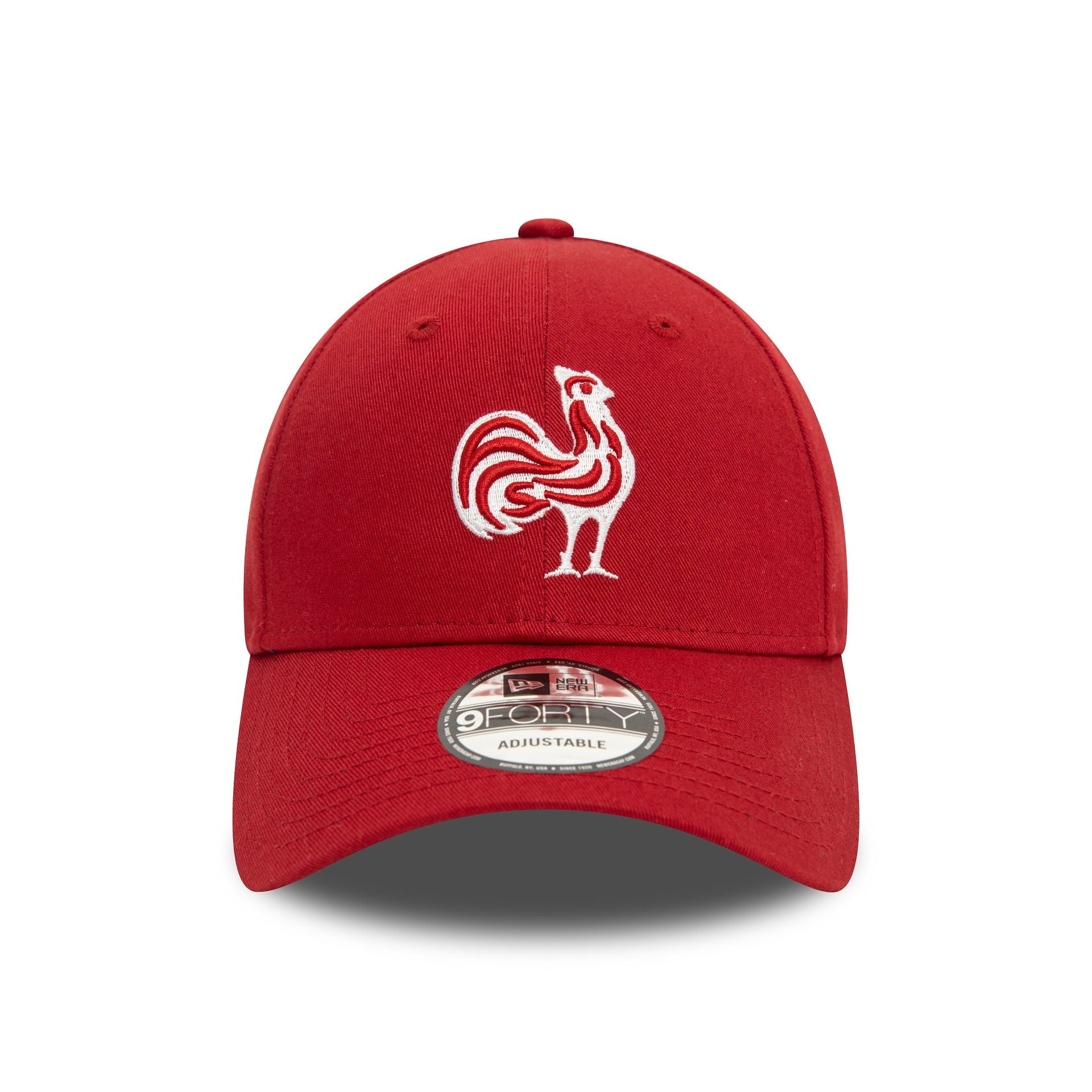 This is a French Federation Of Rugby Seasonal Dark Red 9FORTY Adjustable Cap 3