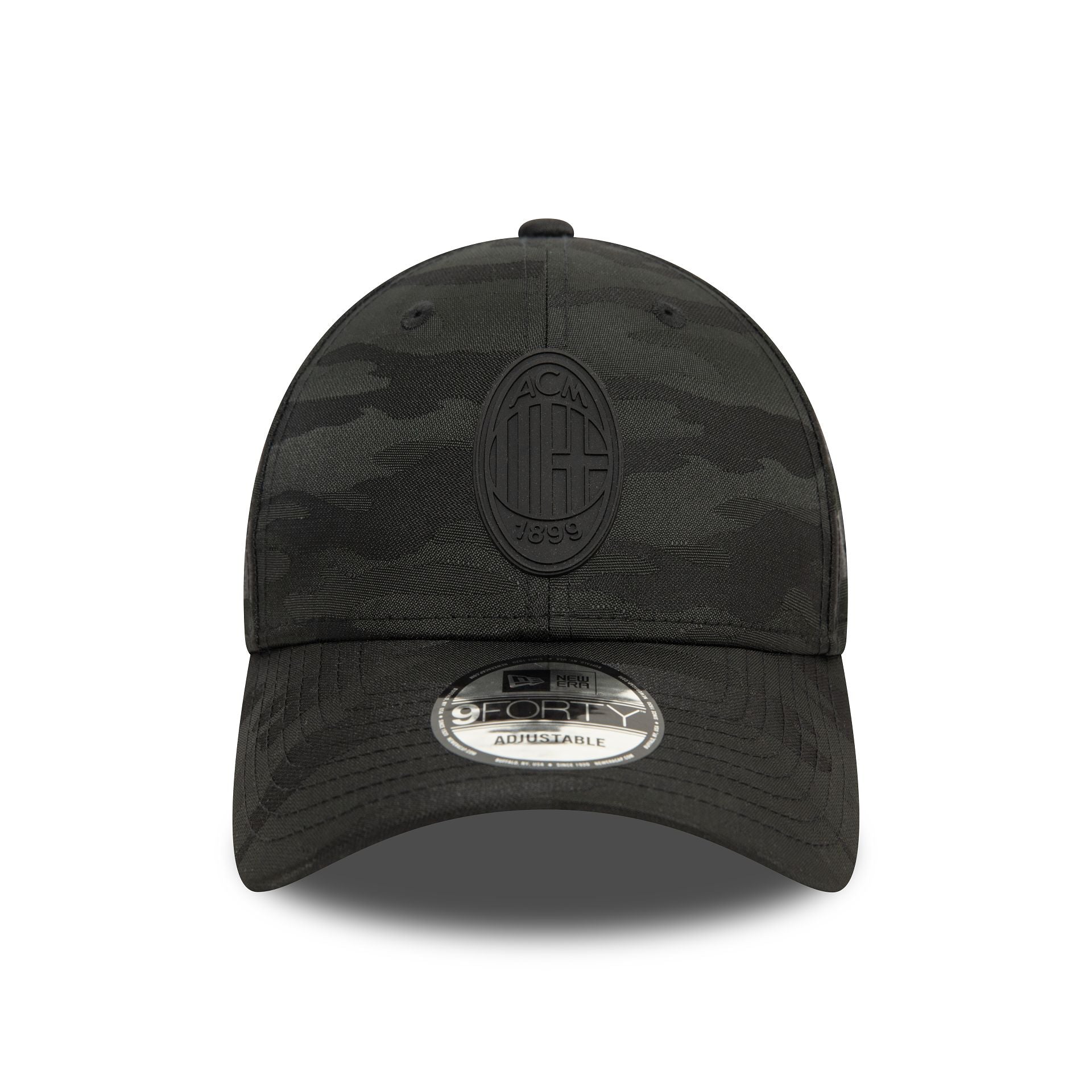 This is a AC Milan Tonal Camo Black 9FORTY Adjustable Cap 2