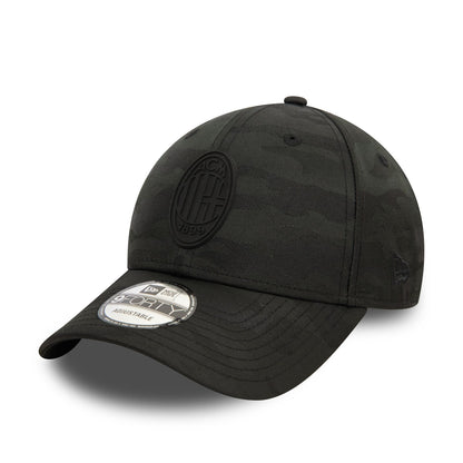 This is a AC Milan Tonal Camo Black 9FORTY Adjustable Cap 1