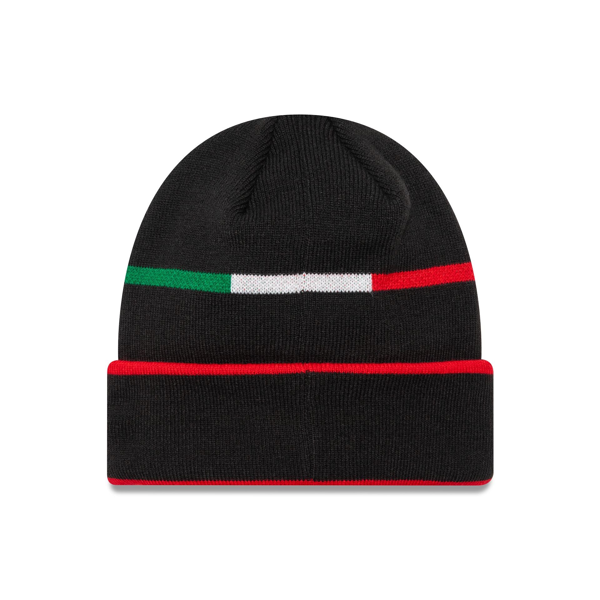 This is a AC Milan 1995 Black Cuff Knit Beanie Hat 2