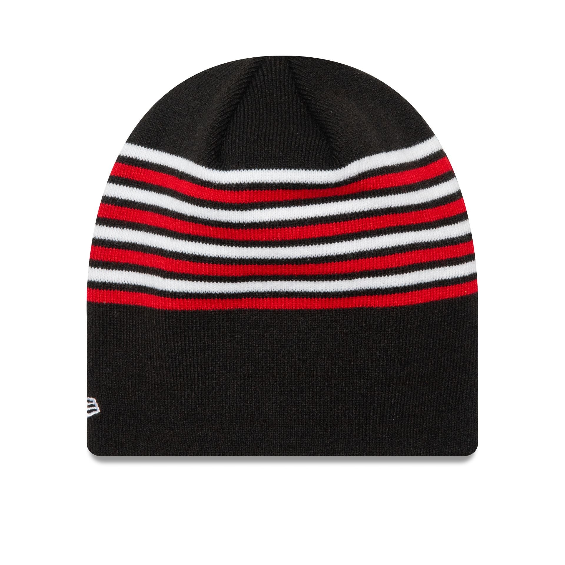 This is a AC Milan Stripe Black Beanie Hat 2