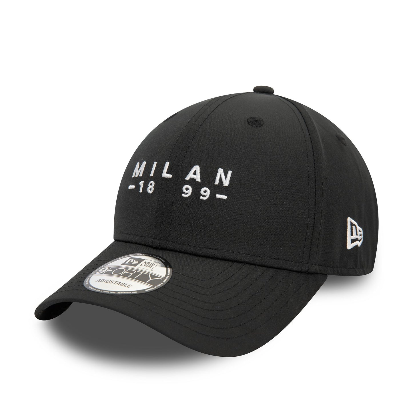 This is a AC Milan Established Wordmark Black 9FORTY Adjustable Cap 4