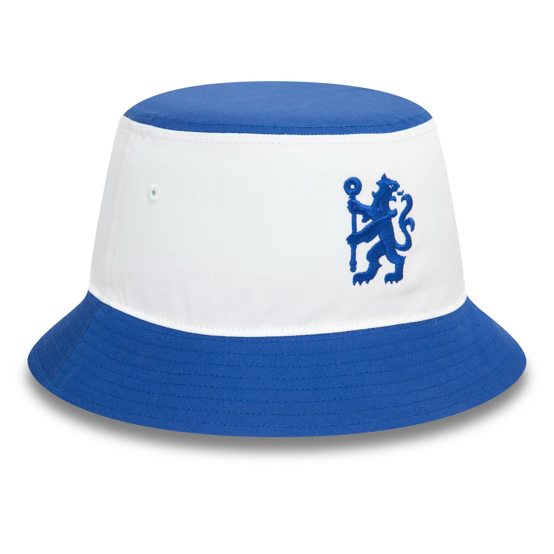 This is a Chelsea FC Lion Crest Colour Block Blue Bucket Hat 2