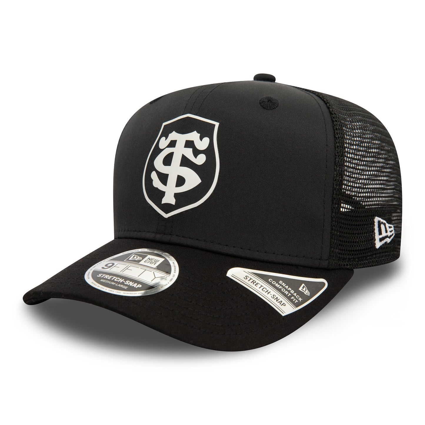 This is a Stade Toulousain Fourth Black 9FIFTY Stretch Snap Cap 4