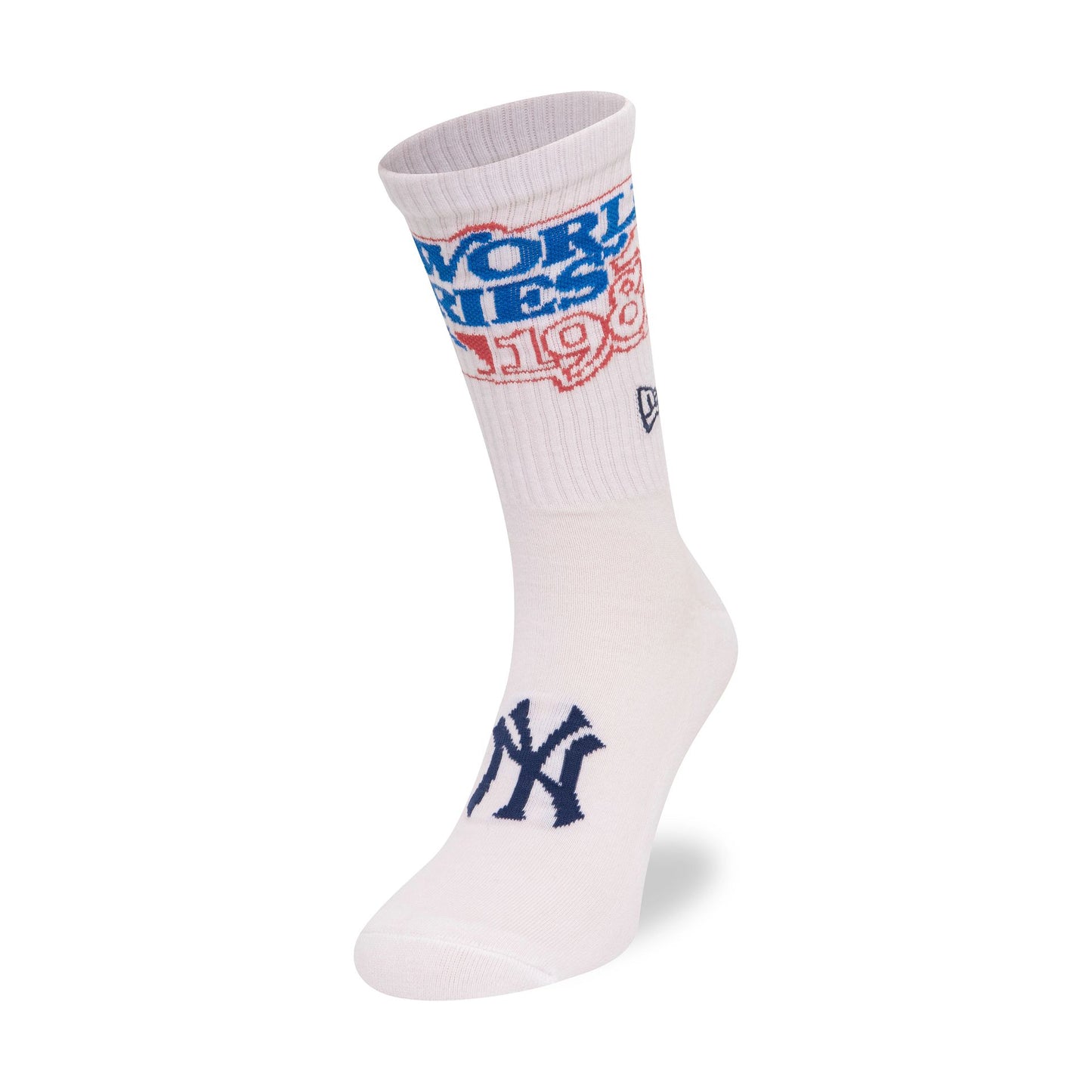 This is a New York Yankees World Series White Crew Socks 1