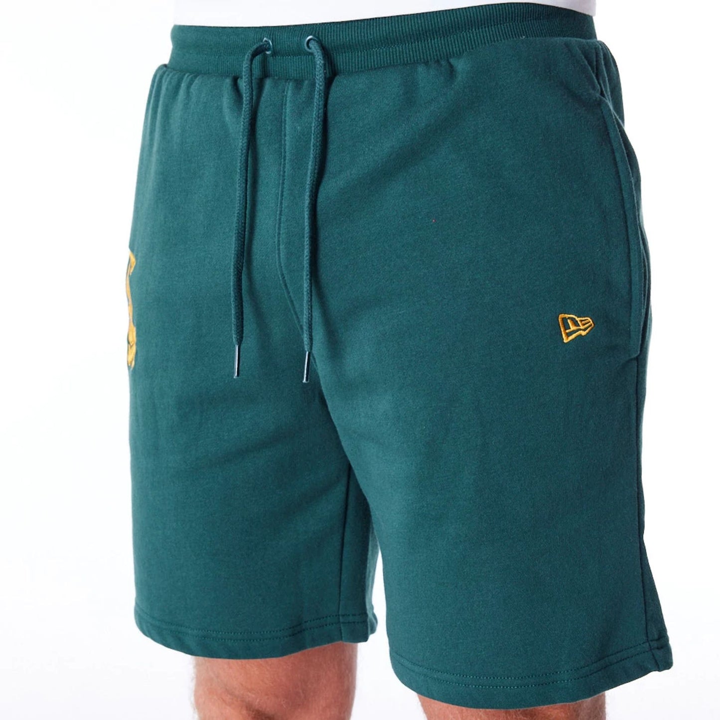 The Male model is wearing Chicago White Sox League Essential Dark Green Shorts 6