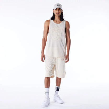 The Male model is wearing New Era Stone Mesh Tank Top 7