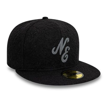 This is a New Era x Moon Wool Black 59FIFTY Fitted Cap 3