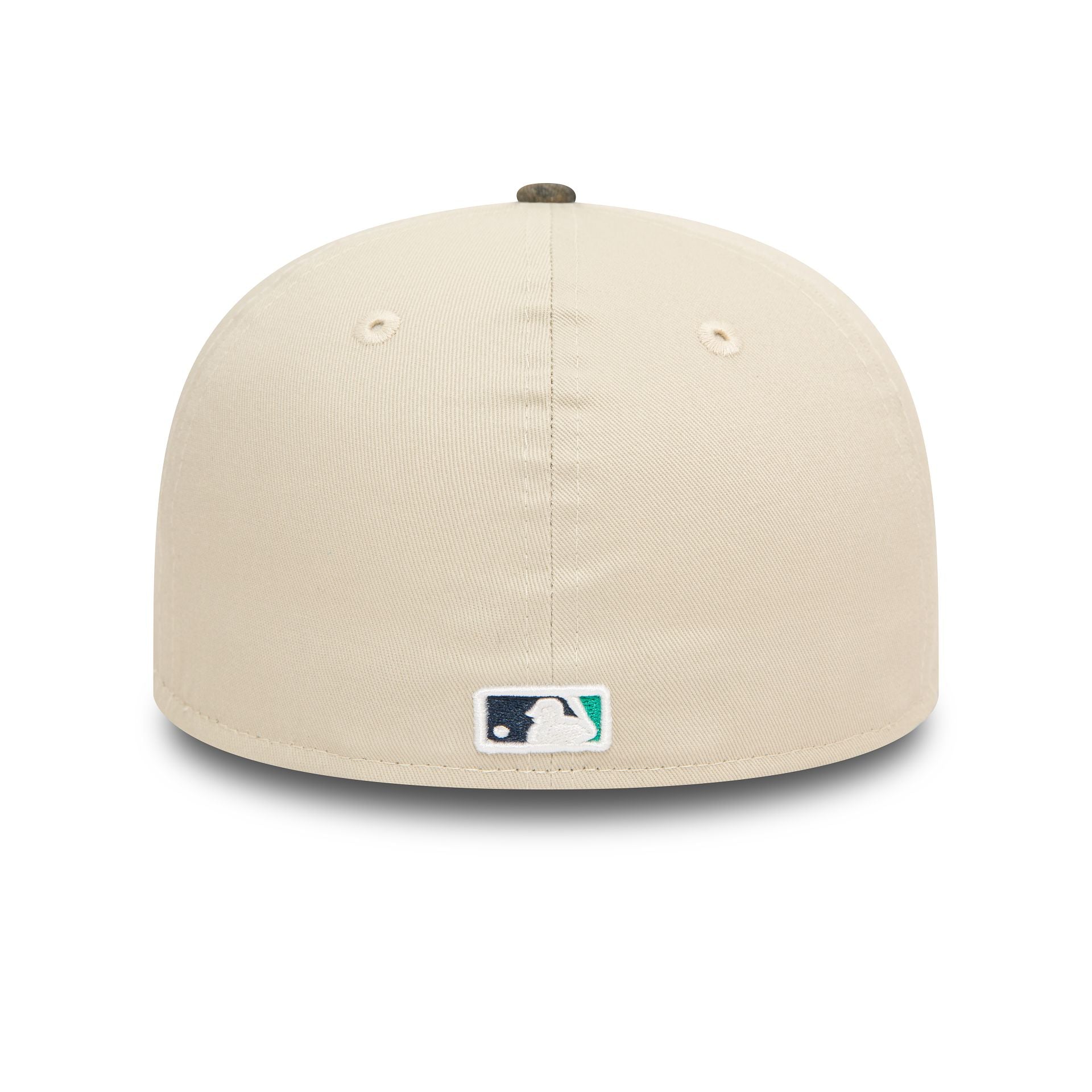 This is a Seattle Mariners MLB Realtree Light Beige Retro Crown 59FIFTY Fitted Cap 4