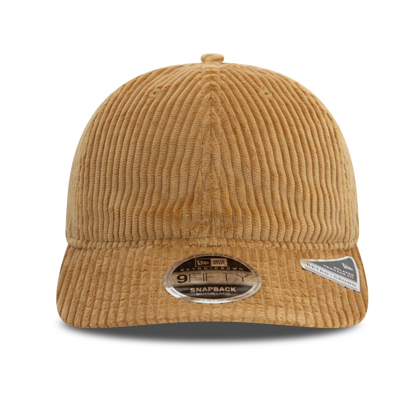 This is a New Era Cord Open Brown 9FIFTY Retro Crown Cap 2