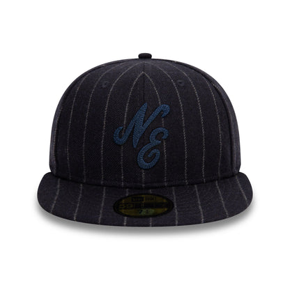 This is a New Era x Moon Stripe Navy 59FIFTY Fitted Cap 4