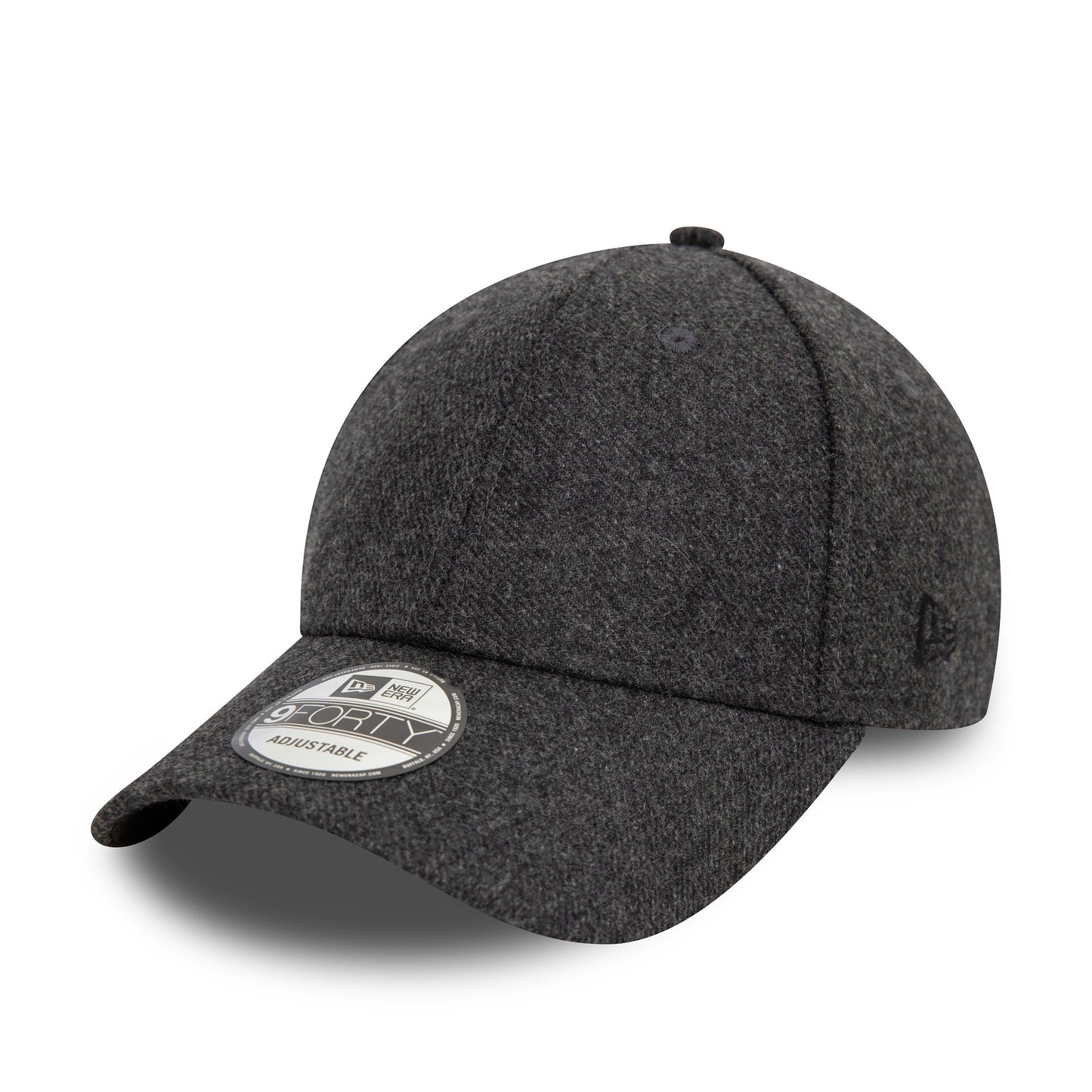 This is a New Era x Moon Wool Grey 9FORTY Adjustable Cap 1