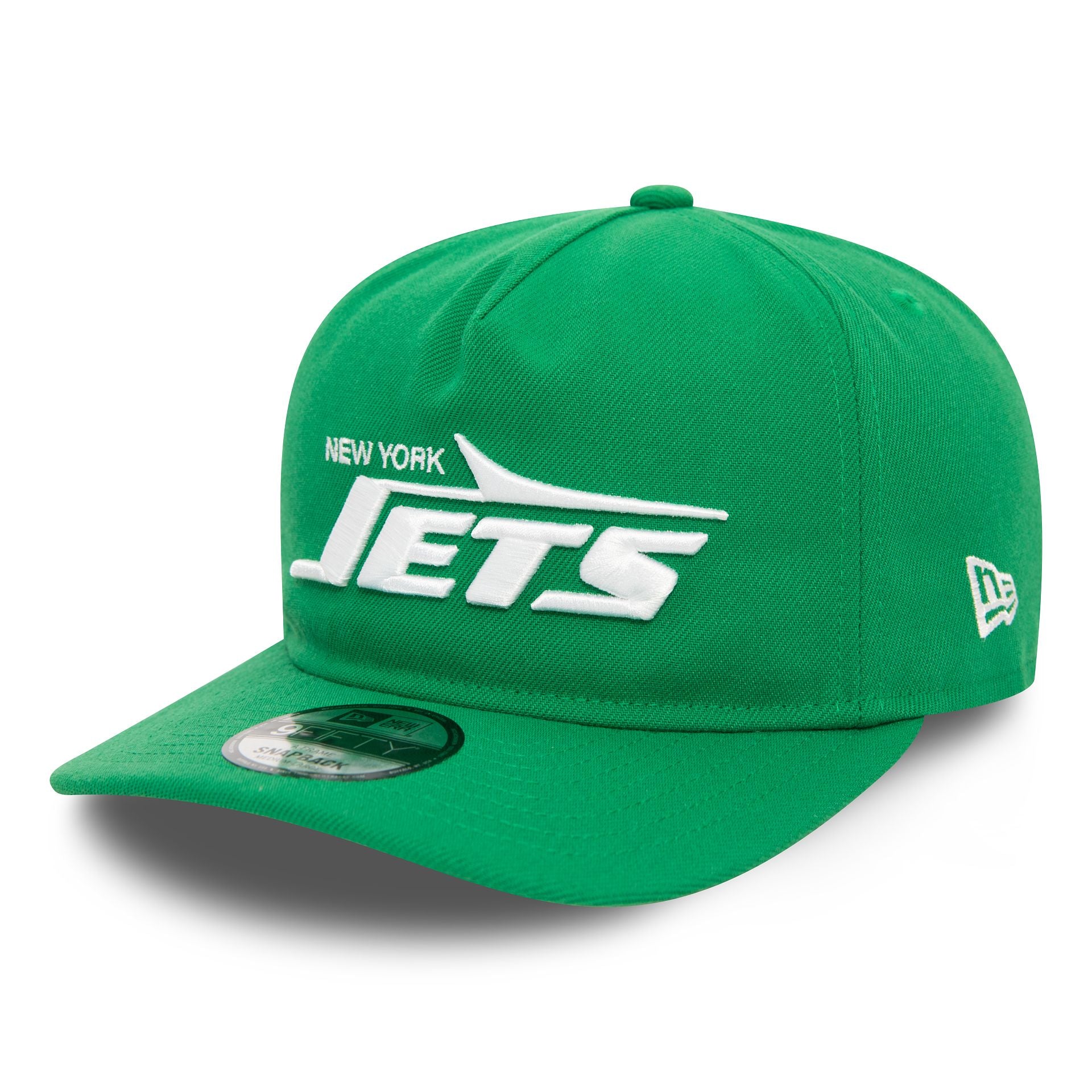 This is a New York Jets NFL Coaches Green 9FIFTY A-Frame Snapback Cap 3