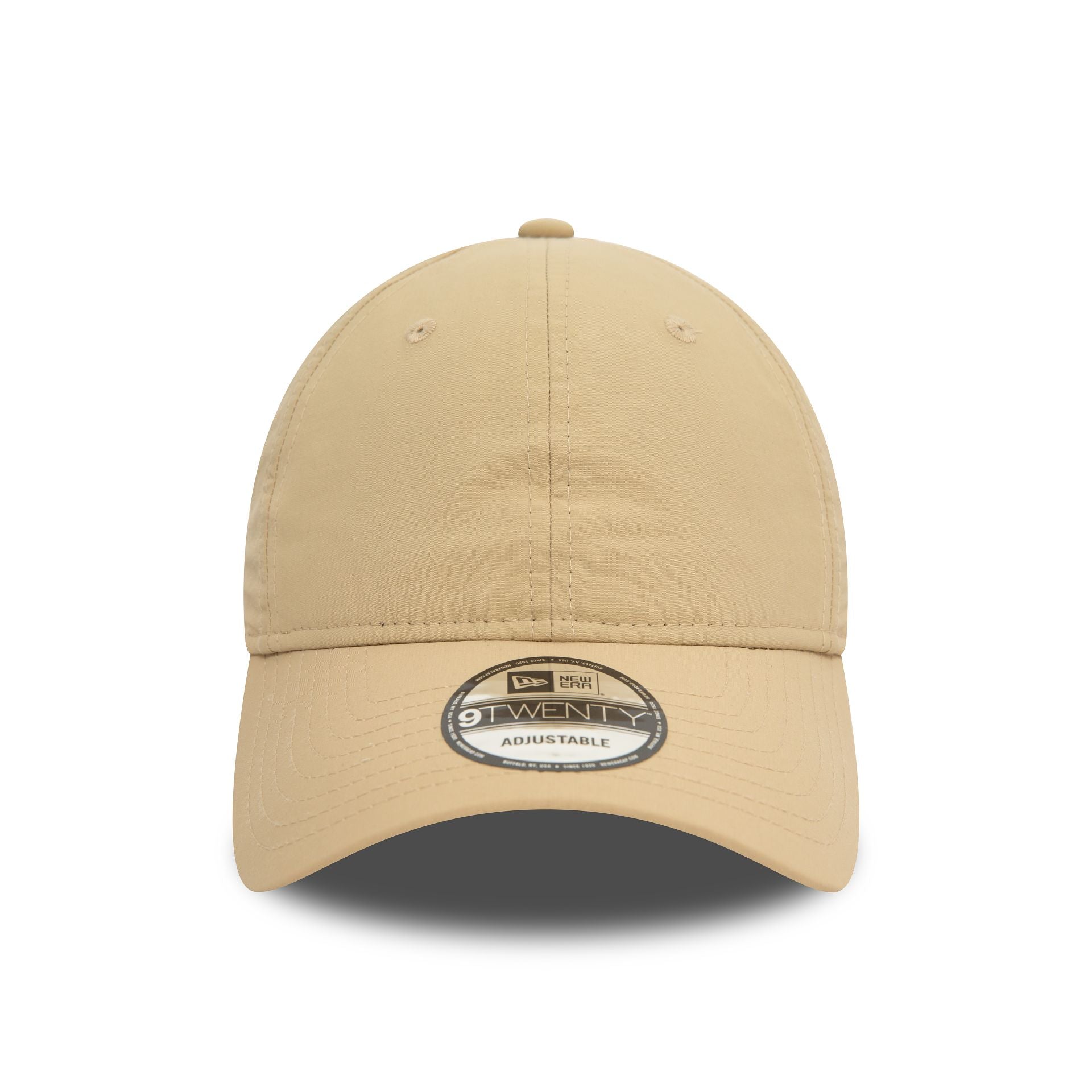 This is a New Era Water Repellent Light Beige 9TWENTY Adjustable Cap 2