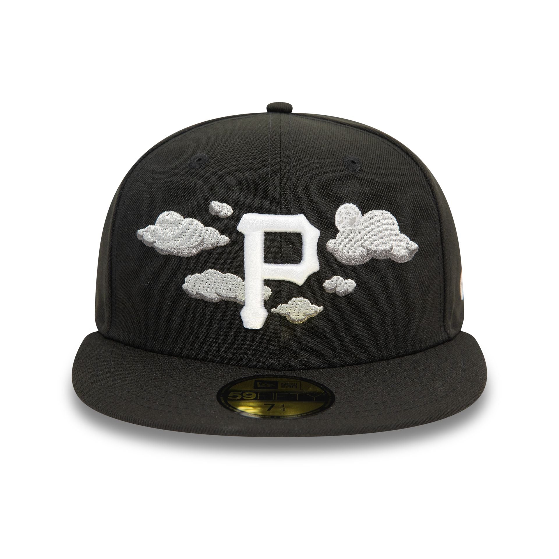 This is a Pittsburgh Pirates MLB Cloud Black 59FIFTY Fitted Cap 2