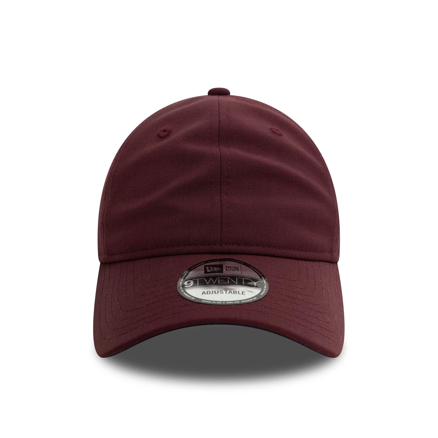 This is a New Era Water Repellent Dark Red 9TWENTY Adjustable Cap 3