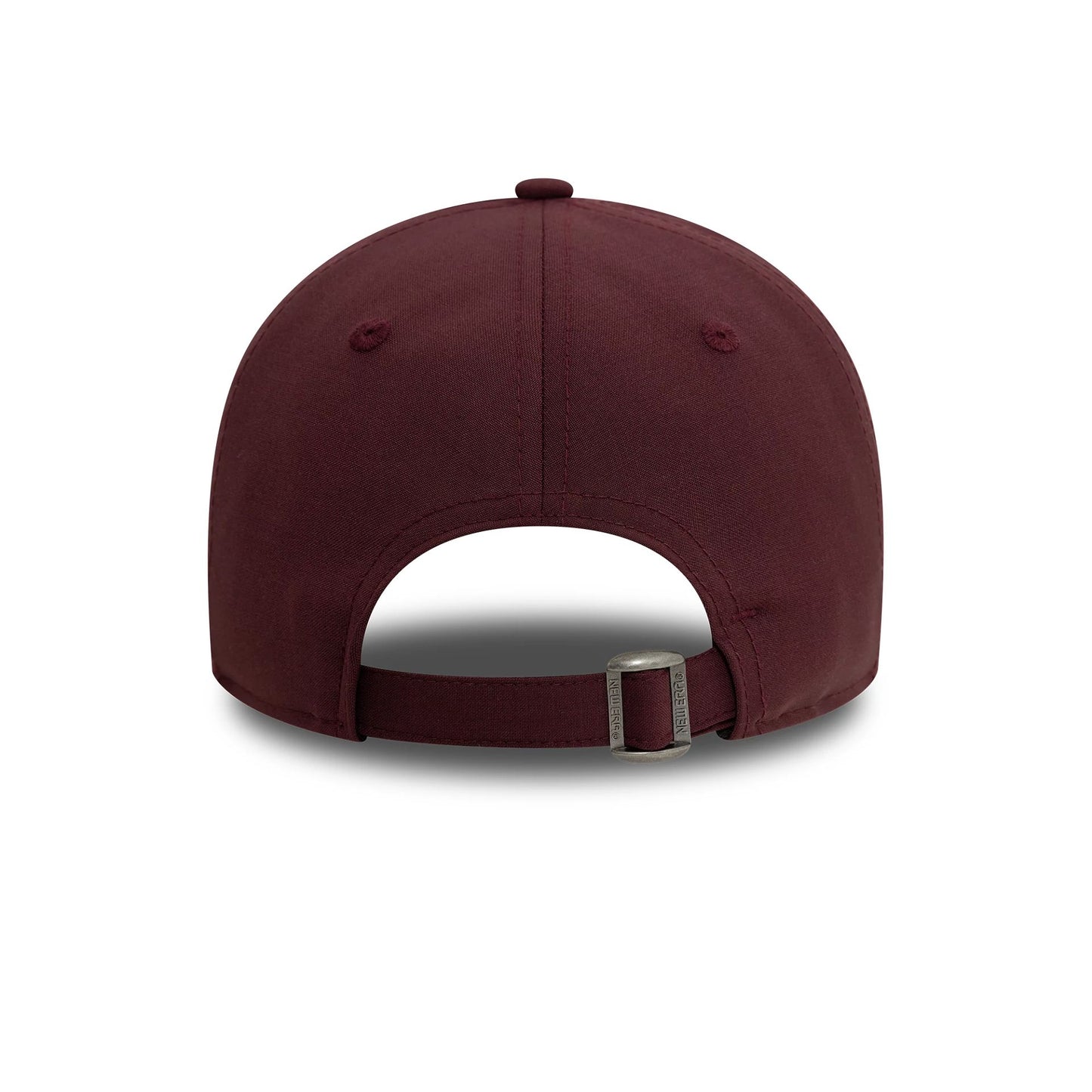 This is a New Era Water Repellent Dark Red 9TWENTY Adjustable Cap 4