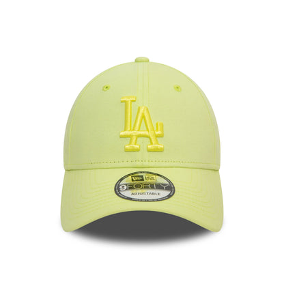 This is a LA Dodgers League Essential Pastel Green 9FORTY Adjustable Cap 2