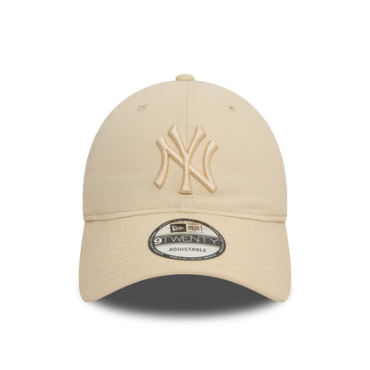 This is a New York Yankees League Essential Light Beige 9TWENTY Adjustable Cap 2