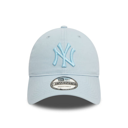 This is a New York Yankees League Essential Pastel Blue 9TWENTY Adjustable Cap 2