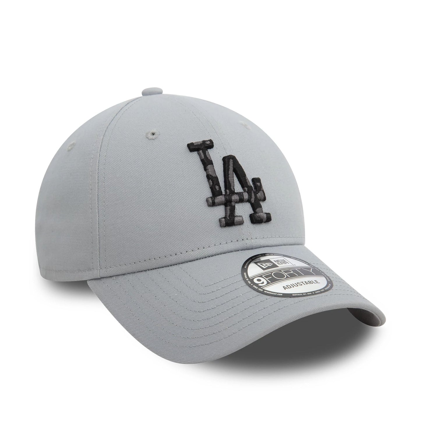 This is a LA Dodgers Seasonal Infill Grey 9FORTY Adjustable Cap 3