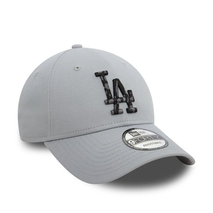 This is a LA Dodgers Seasonal Infill Grey 9FORTY Adjustable Cap 3