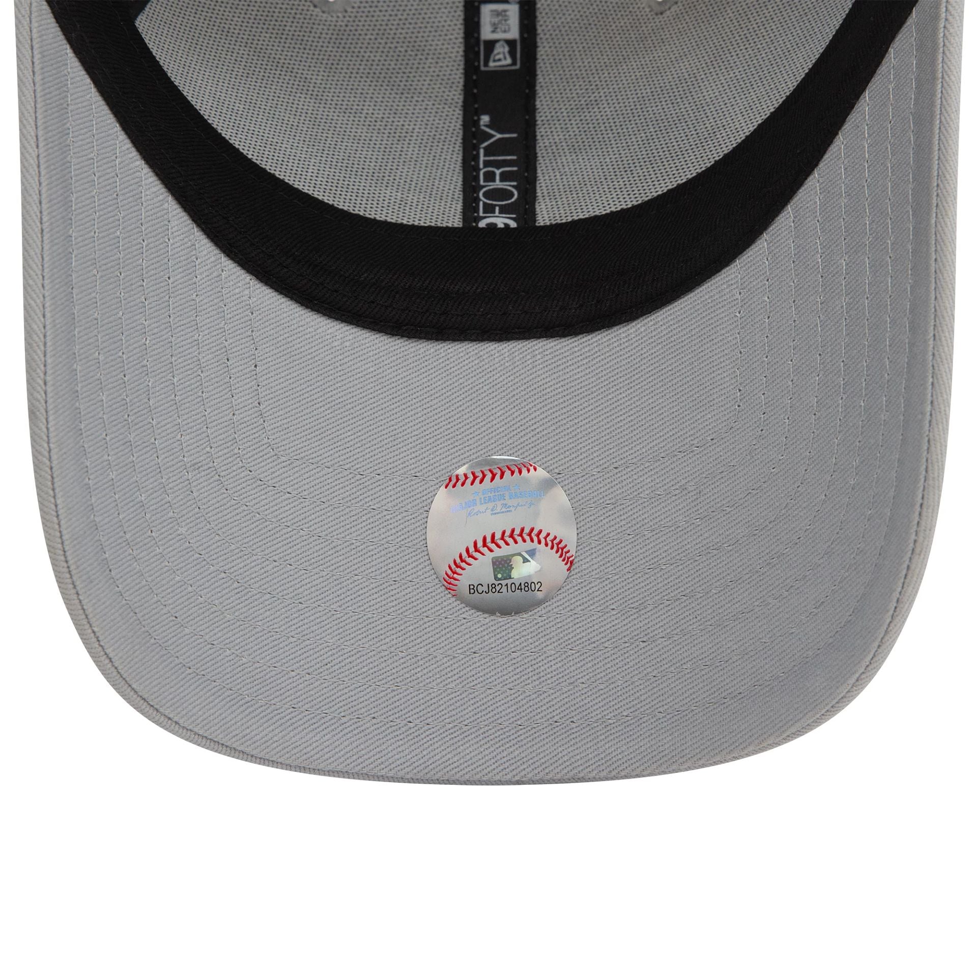 This is a LA Dodgers Seasonal Infill Grey 9FORTY Adjustable Cap 5