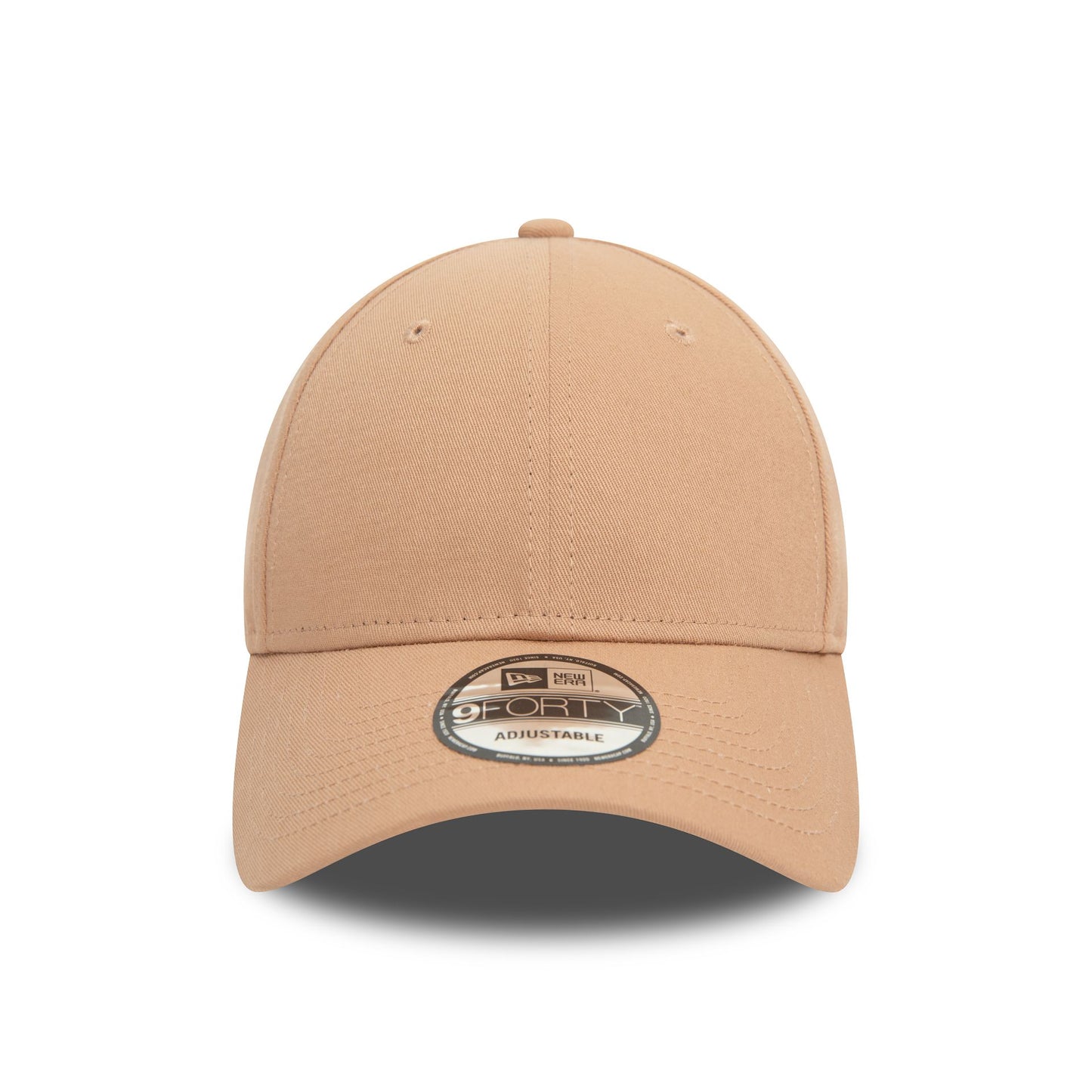 This is a New Era Essential Beige 9FORTY Adjustable Cap 4