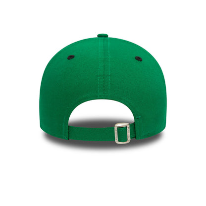 This is a Boston Celtics NBA Side Patch Green 9FORTY Adjustable Cap 5