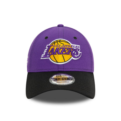 This is a LA Lakers NBA Side Patch Purple 9FORTY Adjustable Cap 3