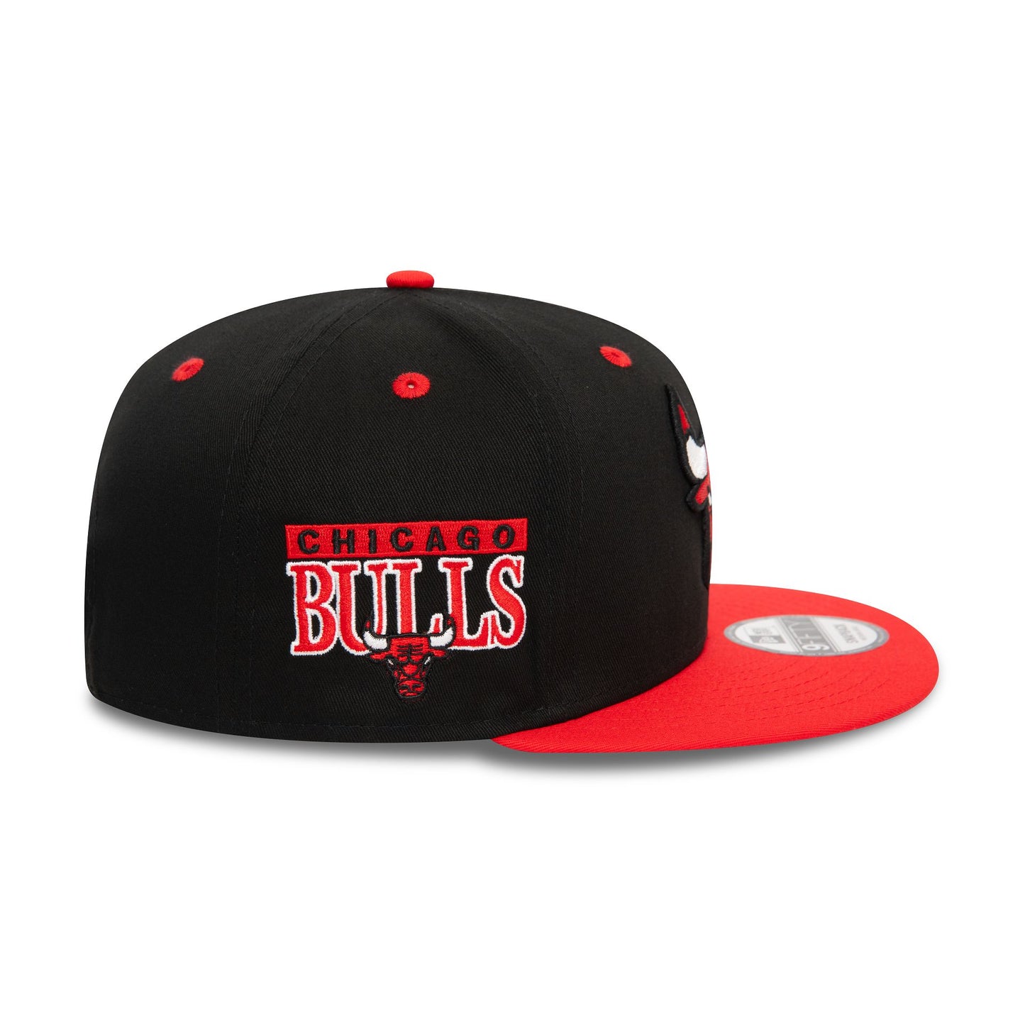 This is a Chicago Bulls NBA Team Colour Black 9FIFTY Snapback Cap 6