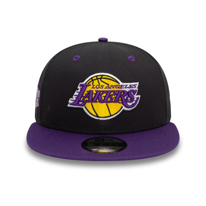 This is a LA Lakers NBA Team Colour Black 9FIFTY Snapback Cap 2