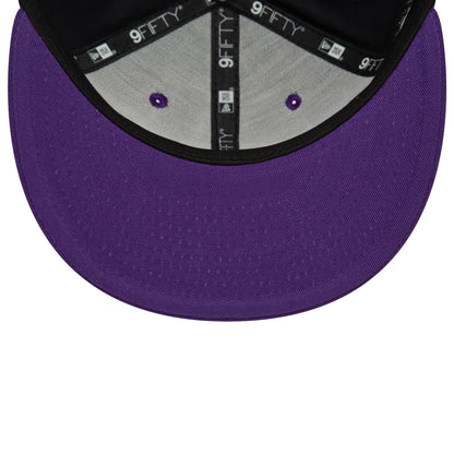 This is a LA Lakers NBA Team Colour Black 9FIFTY Snapback Cap 5