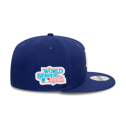 This is a LA Dodgers MLB Team Colour Dark Blue 9FIFTY Snapback Cap 6