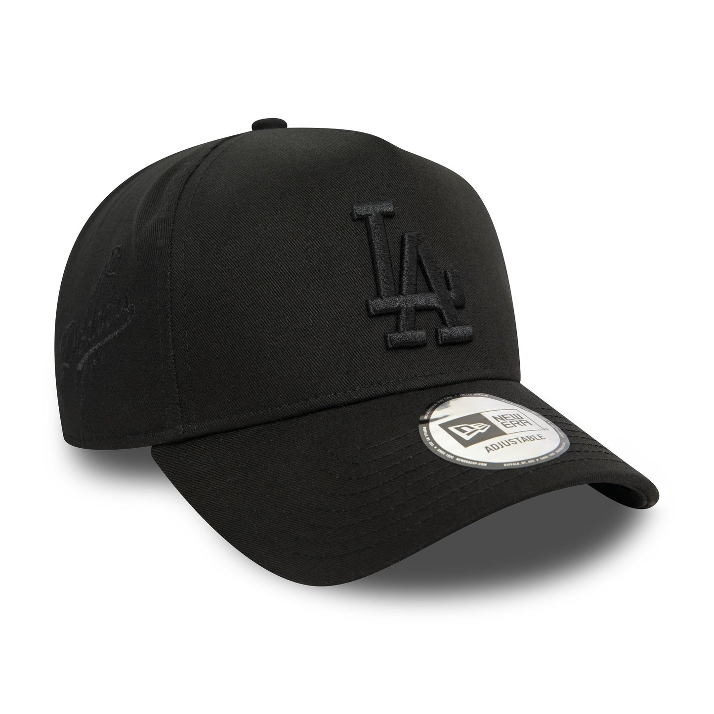 This is a LA Dodgers Monochrome Black 9FORTY E-Frame Adjustable Cap 3