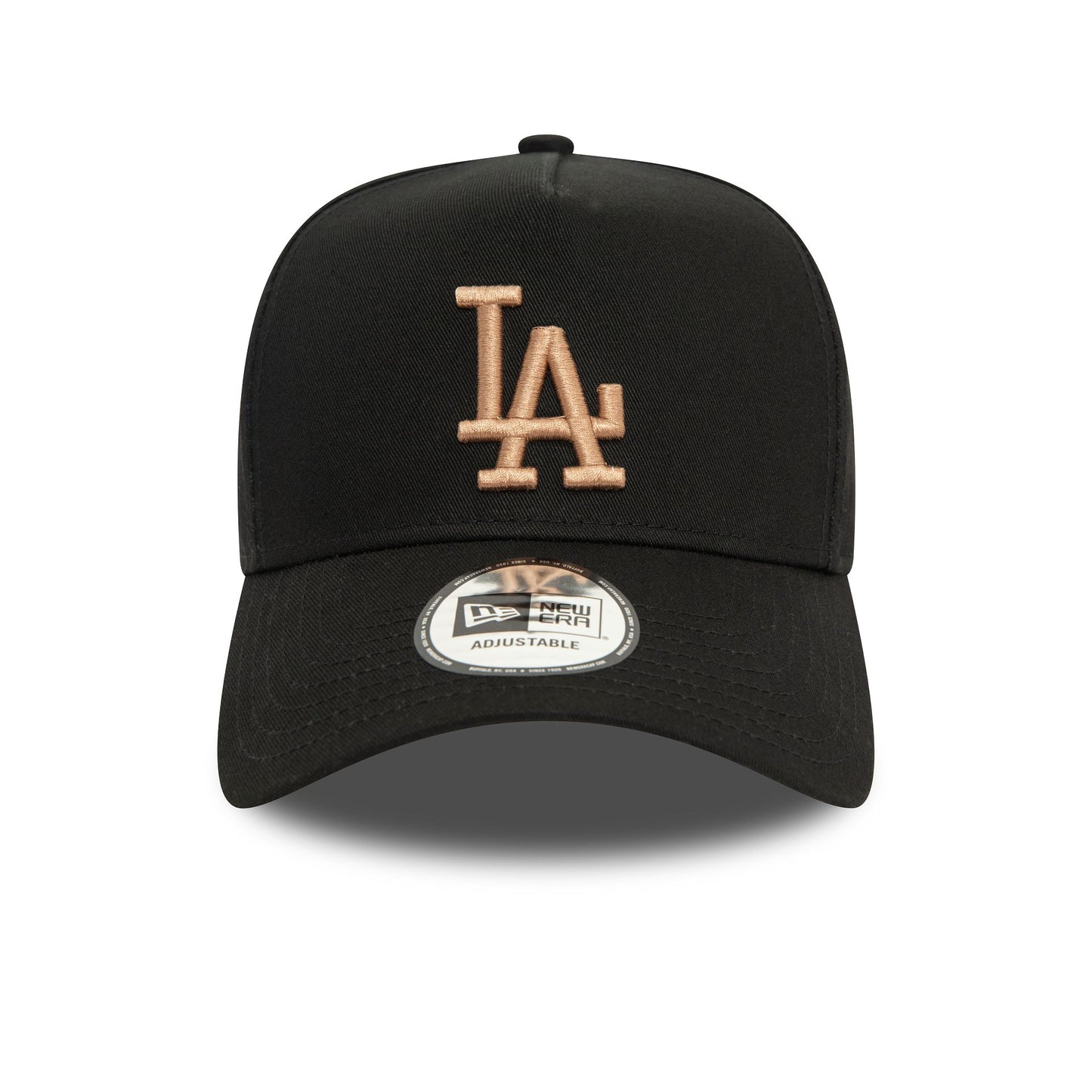 This is a LA Dodgers League Essential Black 9FORTY E-Frame Adjustable Cap 2