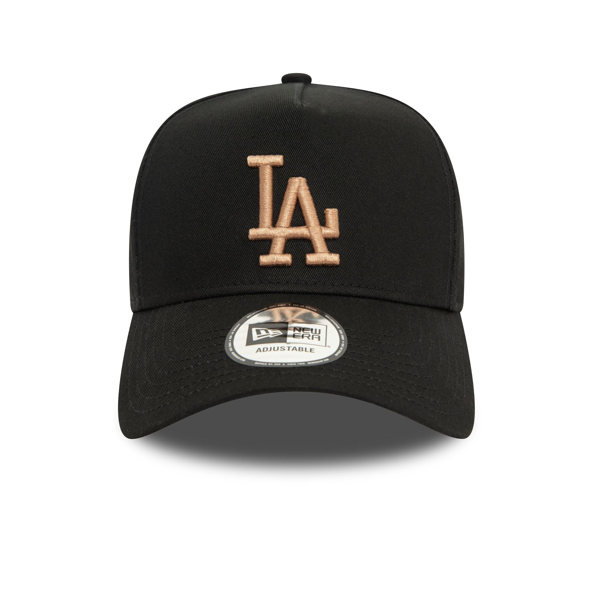 This is a LA Dodgers League Essential Black 9FORTY E-Frame Adjustable Cap 2