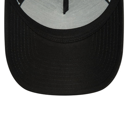 This is a LA Dodgers League Essential Black 9FORTY E-Frame Adjustable Cap 5