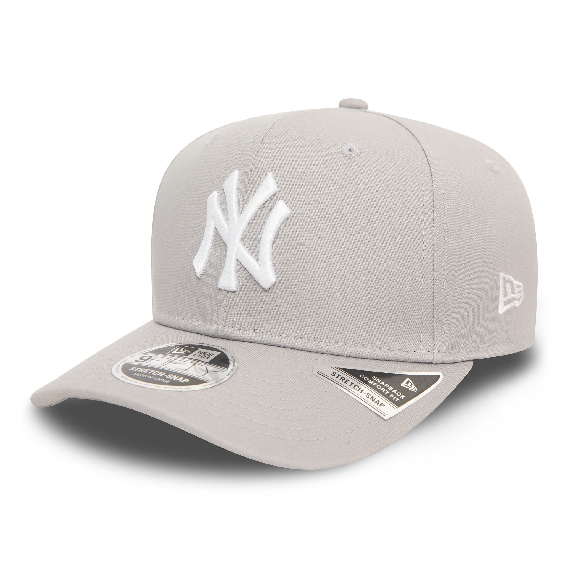 This is a New York Yankees World Series Grey 9FIFTY Stretch Snap Cap 4